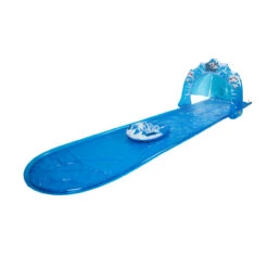 16' Blue And White Inflatable Ice Breaker Lawn Water Slide -Pool Safe Pro poolcentral jl 97205 03 73354.1686006573