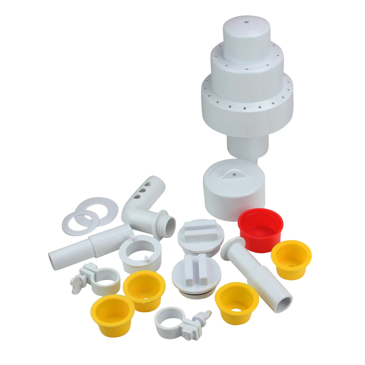 11.8" Floating 3 Tier Grecian Swimming Pool Fountain 5 11.8" Floating 3 Tier Grecian Swimming Pool Fountain - Image 3