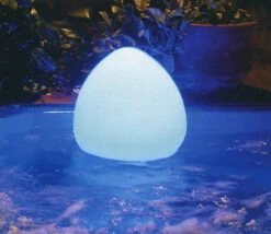10" Chill Lite Floating Swimming Pool Choose-A-Color Egg-Shaped Light