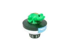 7.5-Inch Green And Black Frog Floating Swimming Pool Chlorine Dispenser
