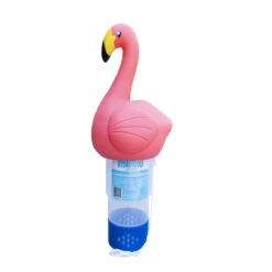 12" Pink Flamingo Floating Pool Chlorine Dispenser