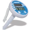 5.5" White And Blue HydroTools Solar Powered Floating Digital Thermometer For Swimming Pools Or Spas -Pool Safe Pro swim 9250 1 02566.1667601418