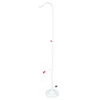 86-Inch White Standard Poolside Swimming Pool Shower With Foot Wash Spigot -Pool Safe Pro swimline 8903120pvc20poolside20shower 43406.1687482386
