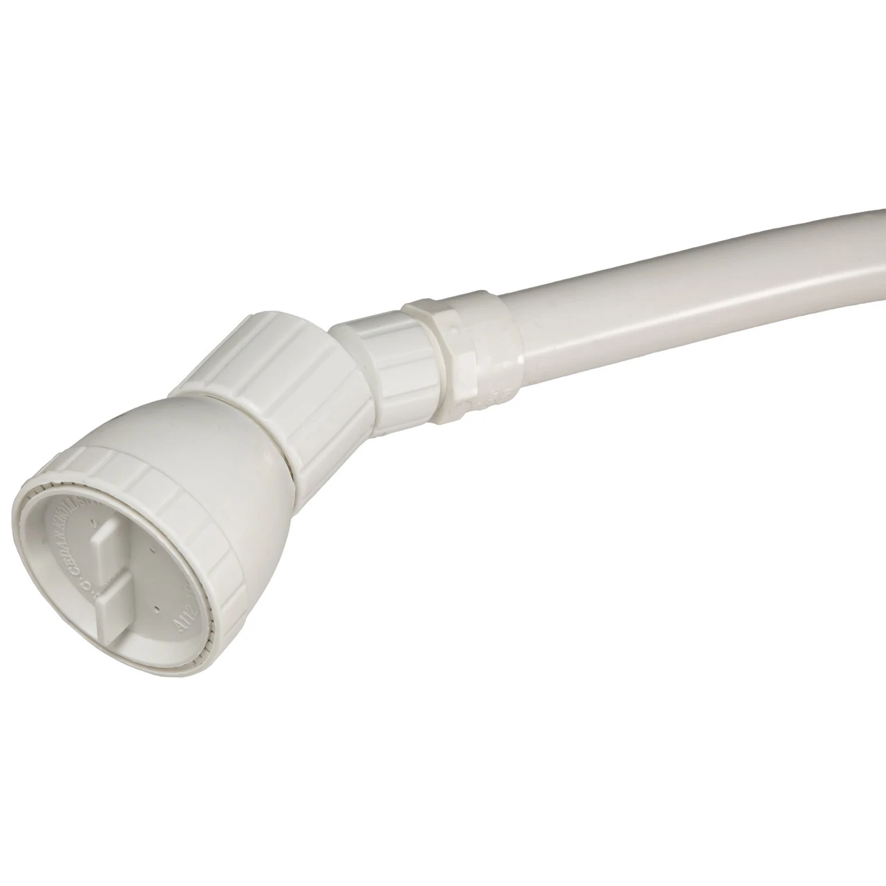 86-Inch White Standard Poolside Swimming Pool Shower With Foot Wash Spigot 7 86-Inch White Standard Poolside Swimming Pool Shower With Foot Wash Spigot - Image 5