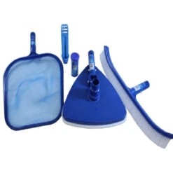 18" HydroTools Premium Swimming Pool Cleaning Maintenance Kit With Test Strips