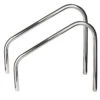 Set Of 2 Silver Sloped Swimming Pool Handrails 38"